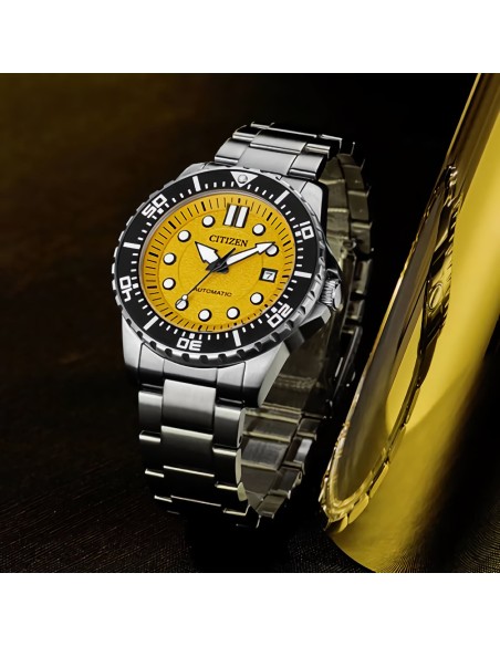 reloj automático buceo hombre Citizen NJ0170-83Z 43mm 100m WR correa de acero