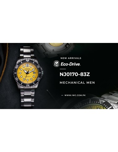 reloj automático buceo hombre Citizen NJ0170-83Z 43mm 100m WR correa de acero