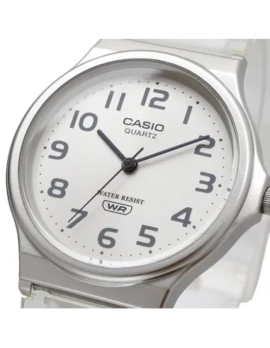 Casio MQ-24S-7B classic vintage unisex watch translucent white