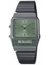 reloj unisex vintage digital analógico Casio AQ-800ECGG-3A Alarma cronógrafo correa de acero