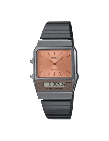 reloj unisex vintage digital analógico Casio AQ-800ECGG-4A Alarma cronógrafo correa de acero