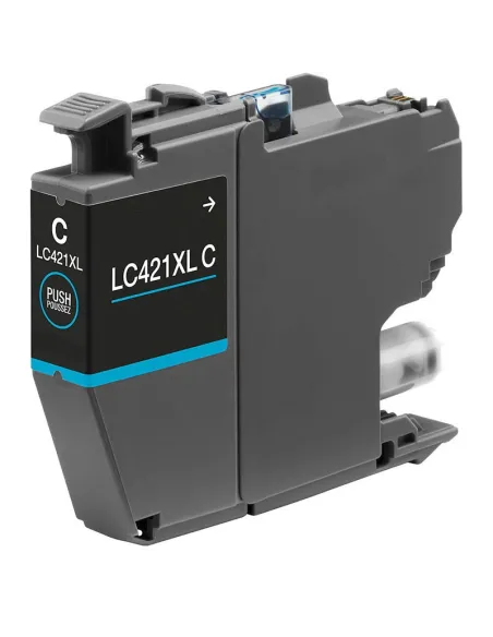tinta Compatible Brother LC421XL CIAN Cartucho de Tinta - LC421XLC para Brother DCP-J1050DW / DCP-J1140DW / MFC-J1010DW
