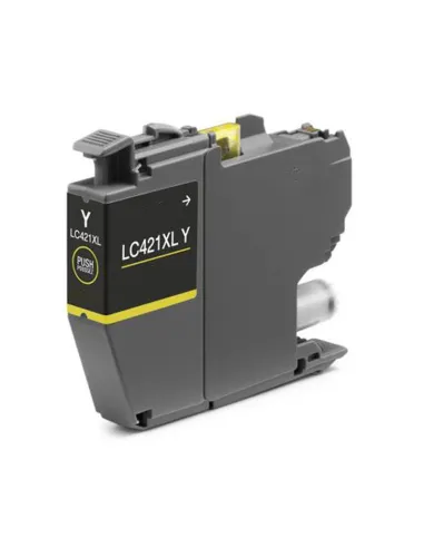 tinta Compatible Brother LC421XL AMARILLO Cartucho de Tinta - LC421XLY para Brother DCP-J1050DW / DCP-J1140DW / MFC-J1010DW