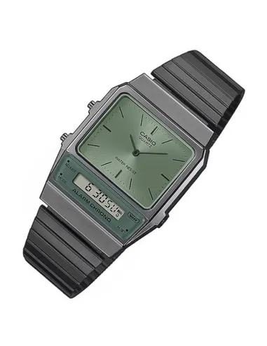 reloj unisex vintage digital analógico Casio AQ-800ECGG-3A Alarma cronógrafo correa de acero