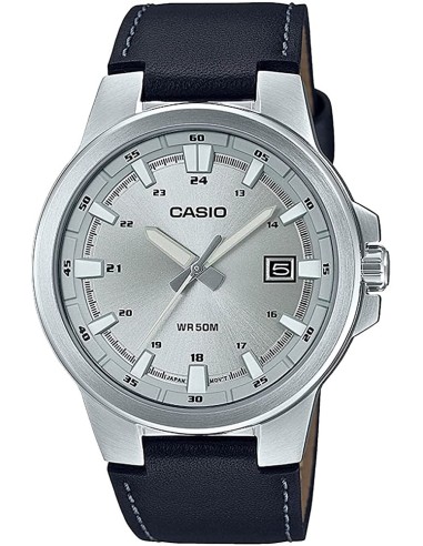 Reloj hombre analógico Casio MTP-E173L-7AV correa de acero inoxidable