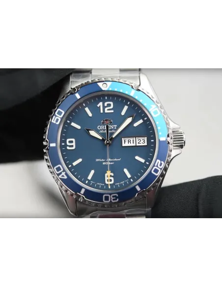 Orient Kamasu RA-AA0818L 41.8mm 200m sapphire crystal automatic divers men’s watch stainless steel bracelet