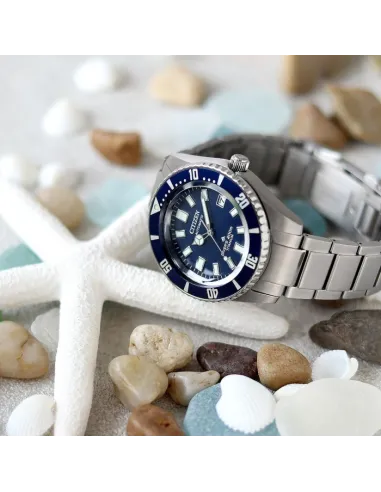 reloj buceo automático hombre Citizen Promaster Super-Titanium NB6021-68L 41mm Cristal de Zafiro