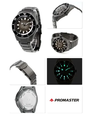 Citizen Fujitsubo Promaster Marine NB6025-59H Automatic Diver's Super Titanium  41mm Titanio