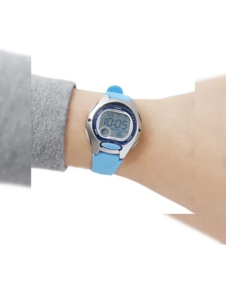 Reloj digital mujer casio lw200-2b cronografo multifuncion electroluminiscente