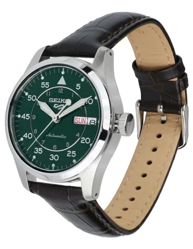 Reloj automático hombre Seiko 5 Sports SRPJ89K1 'Kelly Green Flieger' 36.4mm