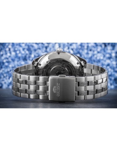 Orient Multi Year Calendar RA-BA0003L automatic men's watch blue dial 43.5mm stainless steel bracelet 50m water resist hand-hack