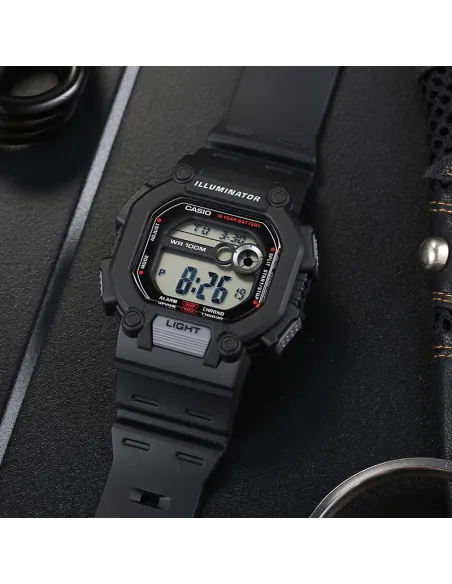 copy of Reloj deportivo hombre Casio W737H-1A2 Luz LED 10 años batería Hora Dual 100m Water Resist