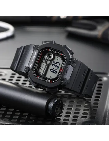copy of Reloj deportivo hombre Casio W737H-1A2 Luz LED 10 años batería Hora Dual 100m Water Resist