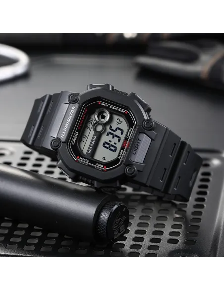 copy of Reloj deportivo hombre Casio W737H-1A2 Luz LED 10 años batería Hora Dual 100m Water Resist