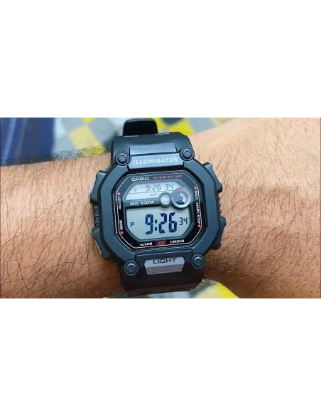 copy of Reloj deportivo hombre Casio W737H-1A2 Luz LED 10 años batería Hora Dual 100m Water Resist