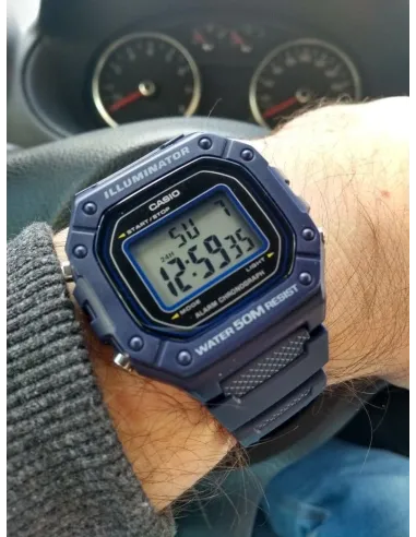 Reloj CASIO digital caballero W-218h-2av