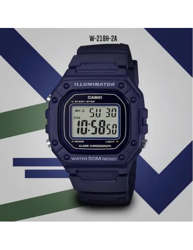 Reloj CASIO digital caballero W-218h-2av