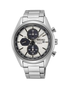 reloj solar hombre  SEIKO SSC769P1 Macchina Sportiva "PANDA" Solar 41.4mm 100m WR correa de acero