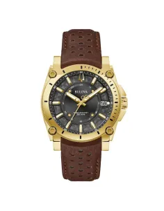 Bulova Precisionist 97B216 40m 300m WR cristal de zafiro correa de acero HPQ (High Performance Quartz