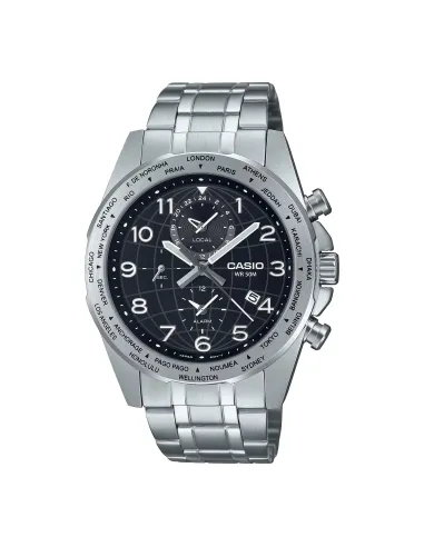 reloj deportivo hombre Casio MTP-W500D-1AV 43.9mm 50m WR Hora Mundial