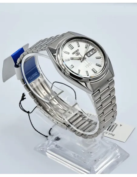 reloj unisex automático Seiko 5 SNXS73J1 37mm Hecho en Japón correa de acero