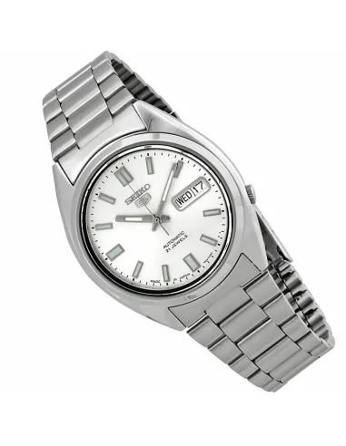 reloj unisex automático Seiko 5 SNXS73J1 37mm Hecho en Japón correa de acero