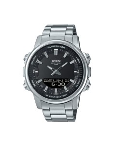 reloj analógico digital hombre Casio AMW-880D-1AV 50m WR Hora Mundial 10 años batería 3 alarmas diarias