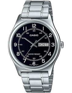reloj clásico analógico hombre Casio MTP-V006D-1B2 38mm correa de acero
