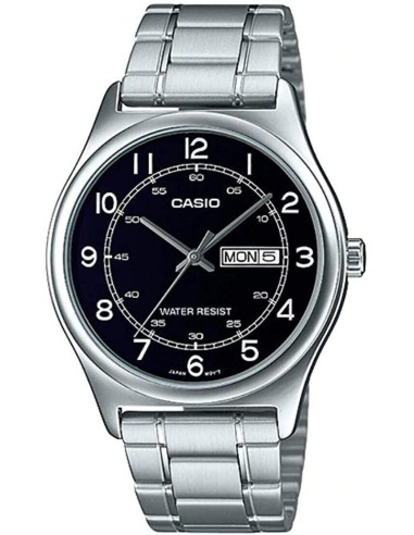 reloj clásico analógico hombre Casio MTP-V006D-1B2 38mm correa de acero