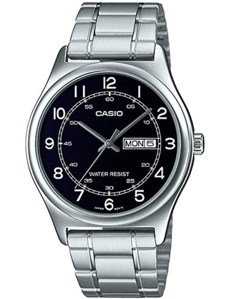 reloj clásico analógico hombre Casio MTP-V006D-1B2 38mm correa de acero