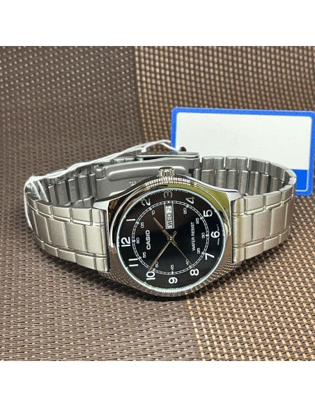 reloj clásico analógico hombre Casio MTP-V006D-1B2 38mm correa de acero