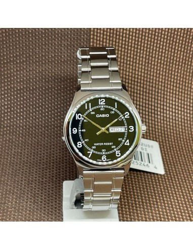 reloj clásico analógico hombre Casio MTP-V006D-1B2 38mm correa de acero