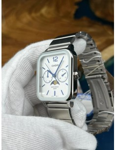reloj clásico hombre Casio MTP-M305D-7AV  44,5 × 34mm 50m WR Sun Moon 2