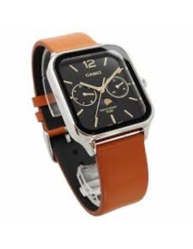 reloj clásico hombre Casio MTP-M305L-1AV  44,5 × 34mm 50m WR Sun Moon
