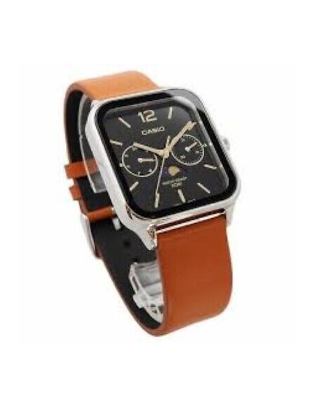 reloj clásico hombre Casio MTP-M305L-1AV  44,5 × 34mm 50m WR Sun Moon