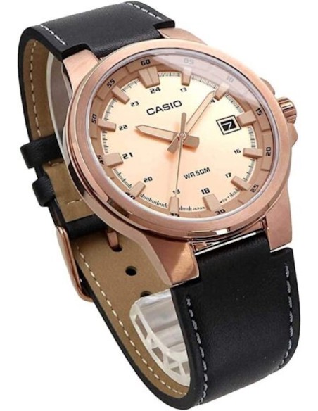 reloj analógico clásico hombre Casio MTP-E173RL-5A 41.5MM 50M WR correa de cuero