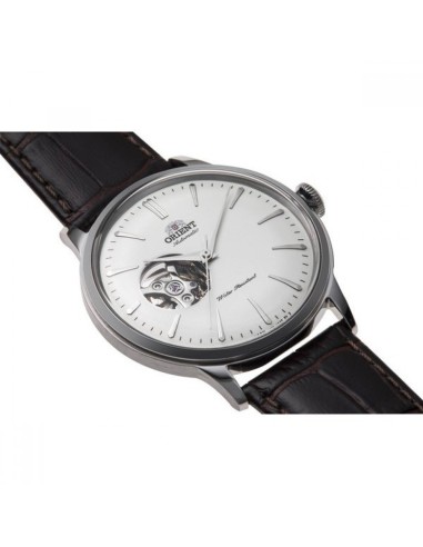 reloj automático hombre Orient Bambino Semi-Skeleton RN-AG0005S JDM 40.5mm correa de cuero JDM (mercado interior japonés)