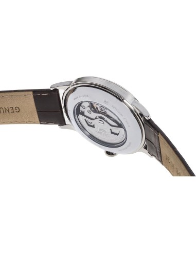 reloj automático hombre Orient Bambino Semi-Skeleton RN-AG0005S JDM 40.5mm correa de cuero JDM (mercado interior japonés)