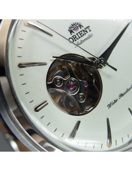 reloj automático hombre Orient Bambino Semi-Skeleton RN-AG0005S JDM 40.5mm correa de cuero JDM (mercado interior japonés)
