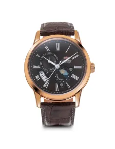 Reloj automático hombre Orient Sun & Moon RN-AK0002Y JDM 42.5mm 50m WR cristal de zafiro