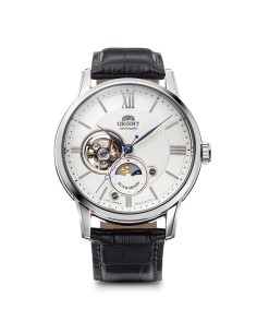 Reloj automático hombre Orient Sun & Moon Semi-Skeleton RN-AS0003S JDM 40.5mm 50m WR Cristal de zafiro