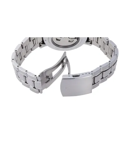 reloj automático hombre Orient Sun & Moon RA-AS0008B 42mm 50m WR cristal de zafiro correa de acero