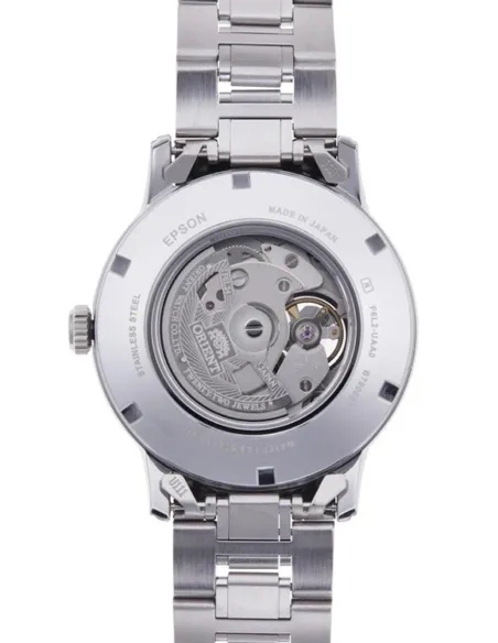 reloj automático hombre Orient Sun & Moon RA-AS0008B 42mm 50m WR cristal de zafiro correa de acero