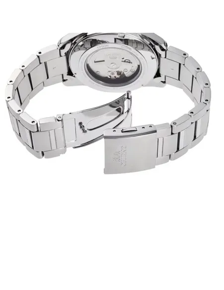 reloj automático hombre Orient Sun & Moon RA-AK0306S 41.5mm 50m WR cristal de zafiro correa de acero