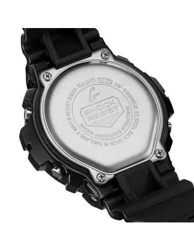 reloj hombre Casio G-Shock Classic DW-6900RGB-1 200m WR resistente a los golpes