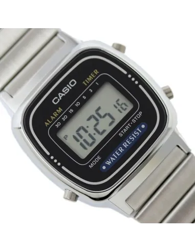 Reloj casio collection LA670WEA-1EF cronografo multifuncional - acero inoxidable - water resist