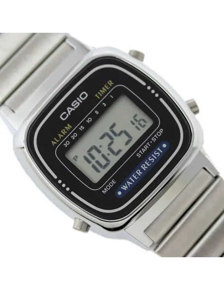 Reloj casio collection LA670WEA-1EF cronografo multifuncional - acero inoxidable - water resist