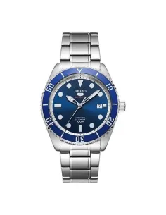 Reloj automático hombre Seiko 5 Sports SRPB89J1 Hecho en Japón 44mm 100m WR correa de acero