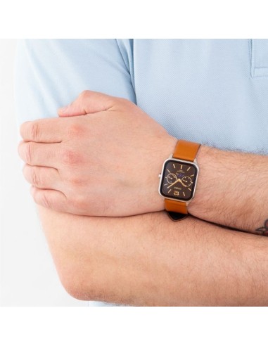 reloj clásico hombre Casio MTP-M305L-1AV  44,5 × 34mm 50m WR Sun Moon