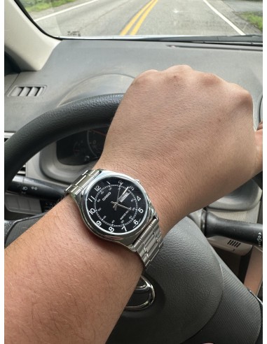 reloj clásico analógico hombre Casio MTP-V006D-1B2 38mm correa de acero